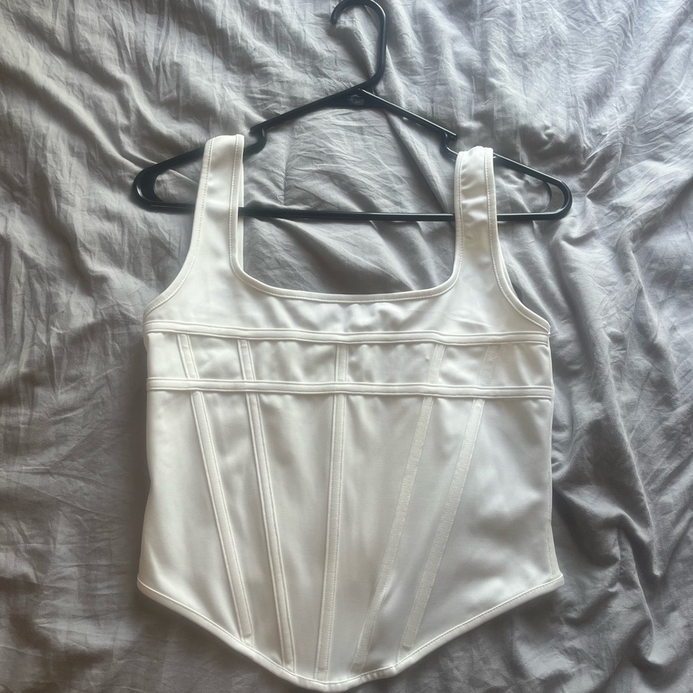 Princess Polly Ivory Corset Top